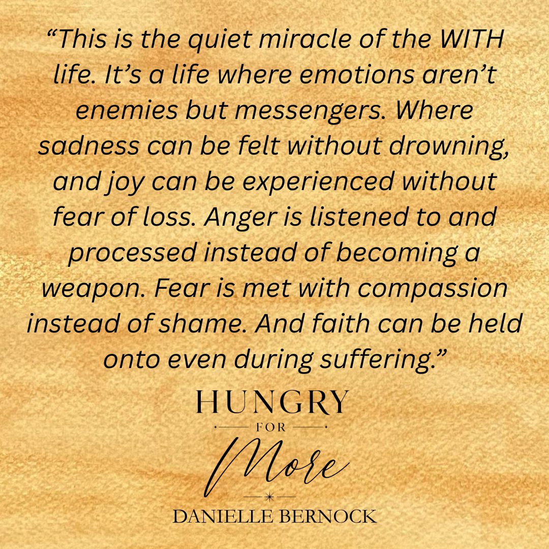WITH life quote from book